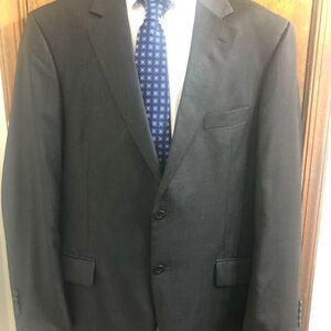 John W Nordstrom Loro Paiana Grey Blazer Size 46 L